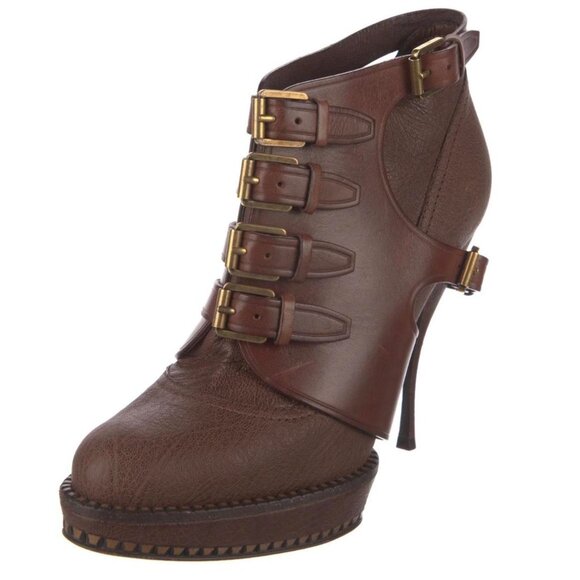 Christian Dior Brown Ankle Boots - Picture 2 of 5